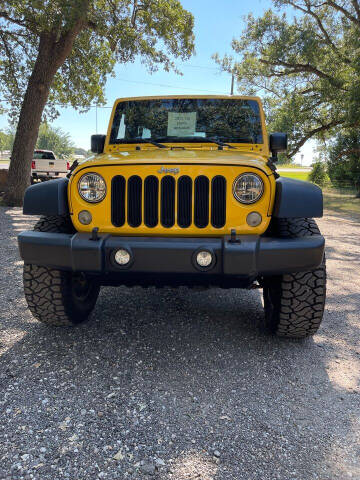 2015 Jeep Wrangler Unlimited for sale at BARROW MOTORS in Campbell TX