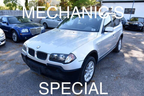 2004 BMW X3 for sale at Wheel Deal Auto Sales LLC in Norfolk VA