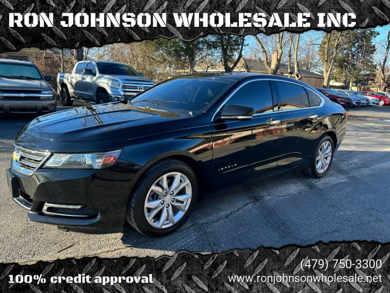 2019 Chevrolet Impala for sale at RON JOHNSON WHOLESALE INC in Springdale AR