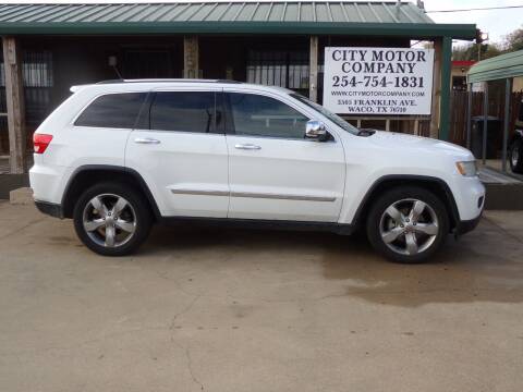 2013 Jeep Grand Cherokee for sale at CITY MOTOR COMPANY in Waco TX