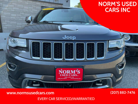 2015 Jeep Grand Cherokee for sale at NORM'S USED CARS INC in Wiscasset ME