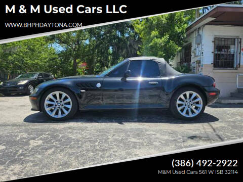 2000 BMW Z3 for sale at M & M Used Cars LLC in Daytona Beach FL