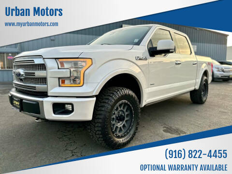 2015 Ford F-150 for sale at Urban Motors in Sacramento CA