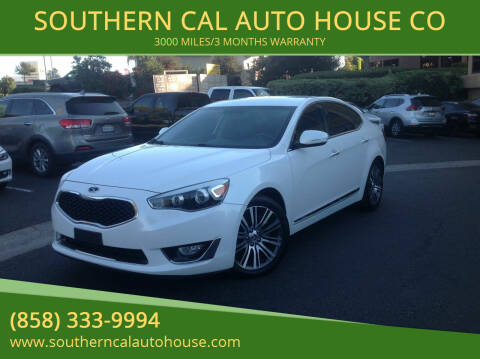 2014 Kia Cadenza for sale at SOUTHERN CAL AUTO HOUSE in San Diego CA