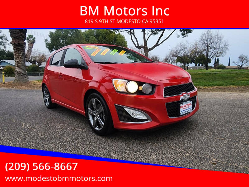 2013 Chevrolet Sonic for sale at BM Motors Inc in Modesto CA