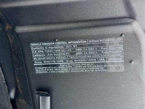 2021 Nissan Altima 2.5 SR