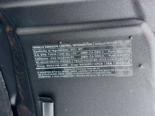 2021 Nissan Altima 2.5 SR