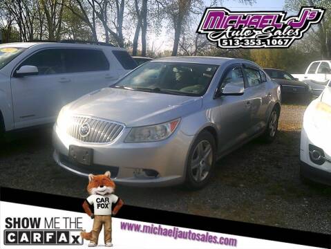 2010 Buick LaCrosse for sale at MICHAEL J'S AUTO SALES in Cleves OH