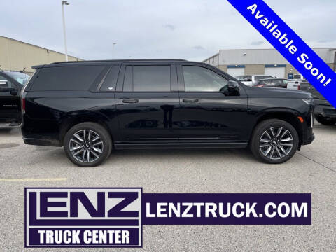 2022 Cadillac Escalade ESV for sale at LENZ TRUCK CENTER in Fond Du Lac WI