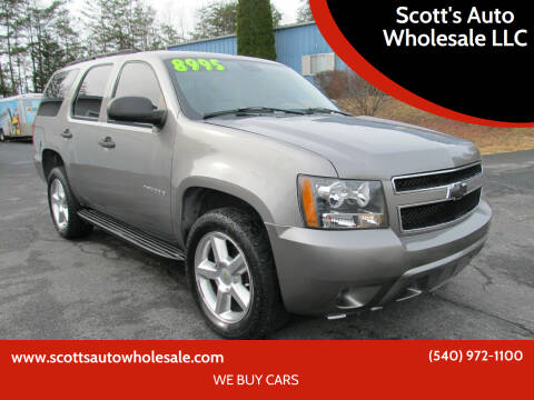 2007 Chevrolet Tahoe for sale at Scott's Auto Wholesale LLC in Locust Grove VA