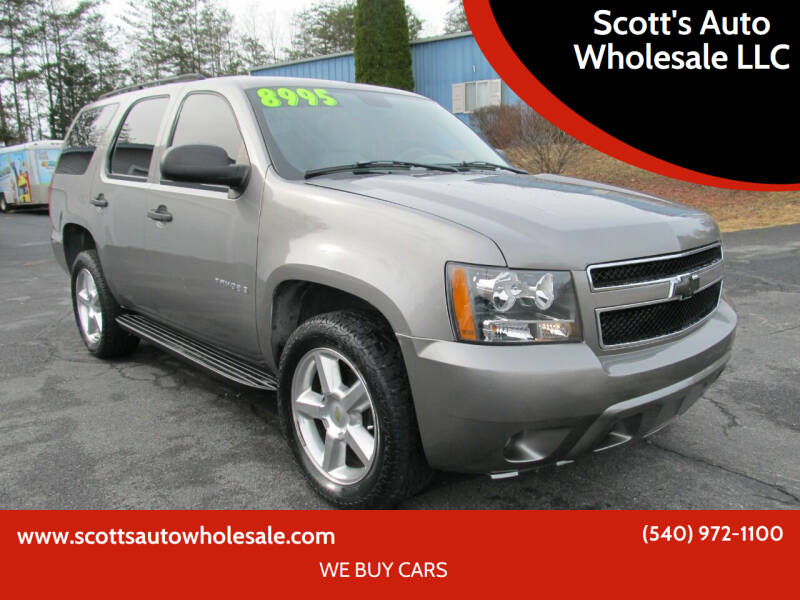 2007 Chevrolet Tahoe for sale at Scott's Auto Wholesale LLC in Locust Grove VA