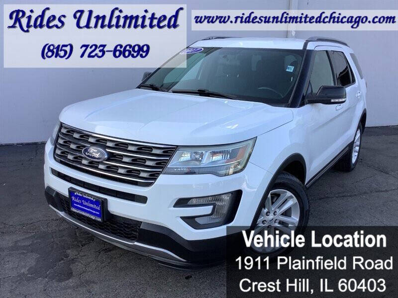 White 2017 Ford Explorer XLT XLT 4dr SUV 2