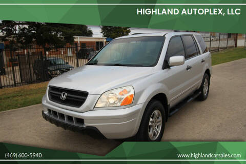 2005 Honda Pilot for sale at Highland Autoplex, LLC in Dallas TX