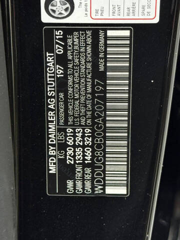 2016 Mercedes-Benz S-Class S 550