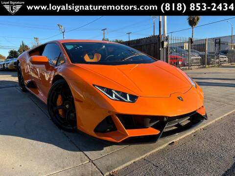 2020 Lamborghini Huracan for sale at Loyal Signature Motors Inc. in Van Nuys CA