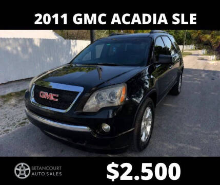 2011 GMC Acadia SLE