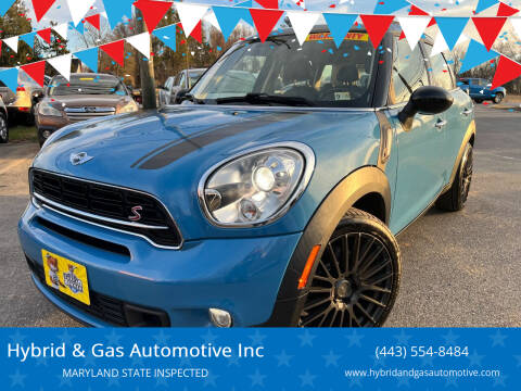 2016 MINI Countryman for sale at Hybrid & Gas Automotive Inc in Aberdeen MD