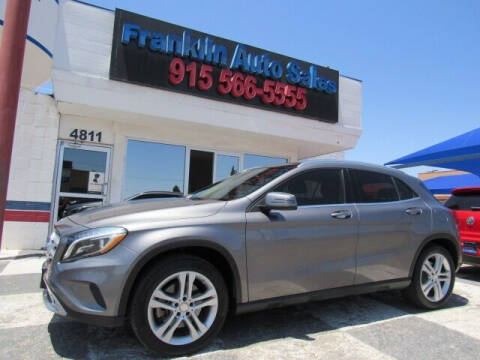 2015 Mercedes-Benz GLA for sale at Franklin Auto Sales in El Paso TX