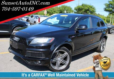 2014 Audi Q7 for sale at Sunset Auto in Charlotte NC