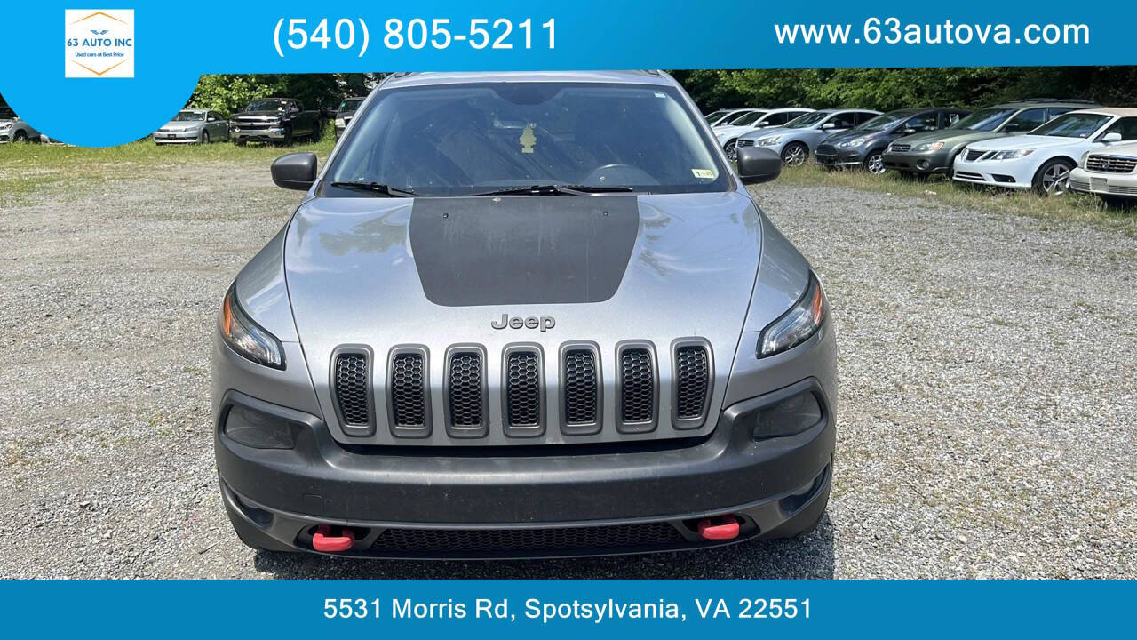 2015 Jeep Cherokee for sale at 63 Auto Inc in Spotsylvania, VA