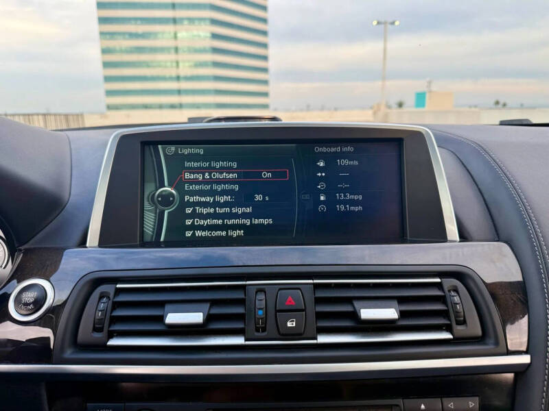 2012 BMW 6 Series 650i