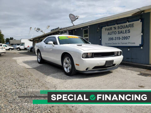 2012 Dodge Challenger for sale at Fair 'N Square Auto Sales, LLC in Auburn WA