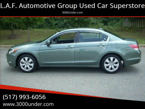 2008 Honda Accord for sale at L.A.F. Automotive Group Used Car Superstore in Lansing MI