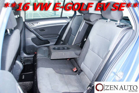 2016 Volkswagen e-Golf SE