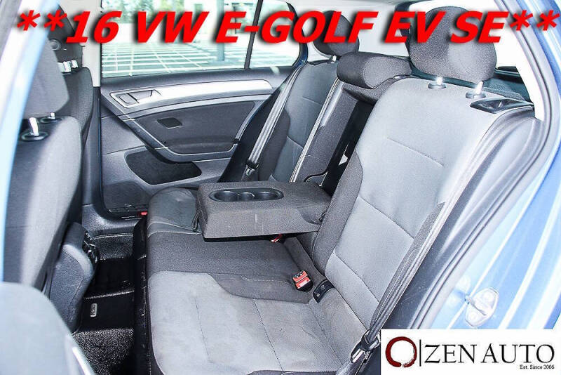 2016 Volkswagen e-Golf SE