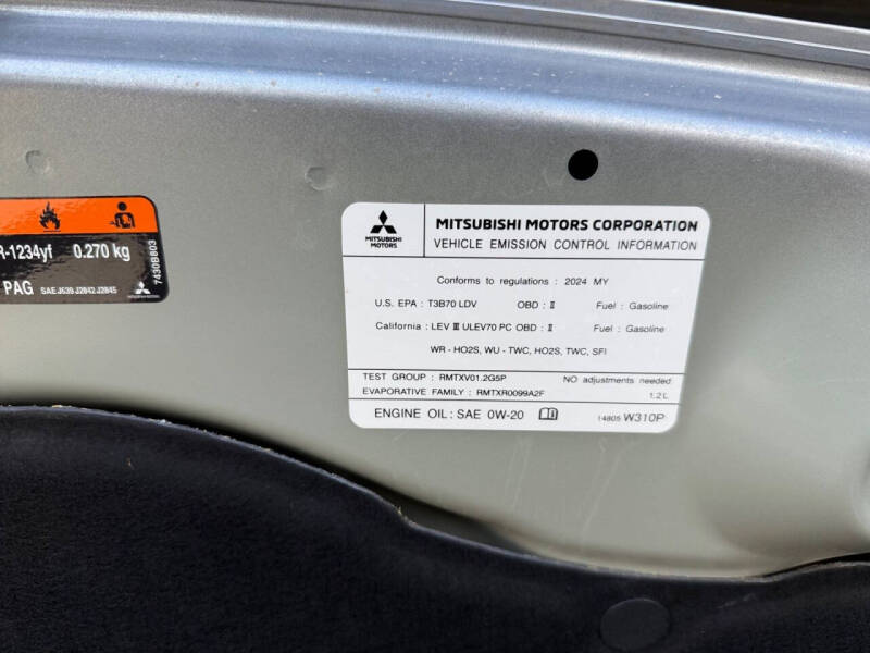 2024 Mitsubishi Mirage Black Edition