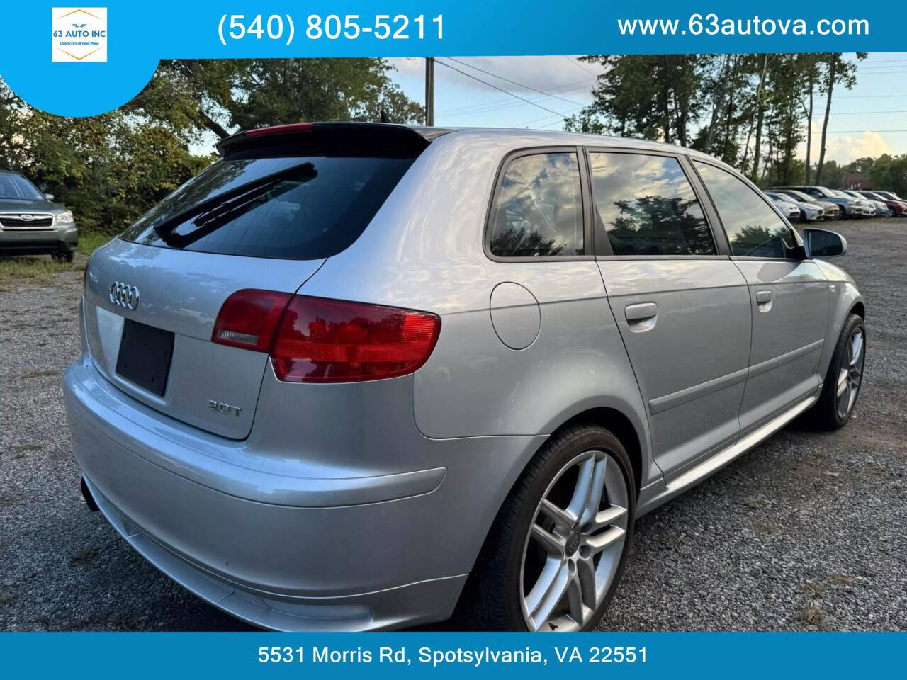 2008 Audi A3 for sale at 63 Auto Inc in Spotsylvania, VA