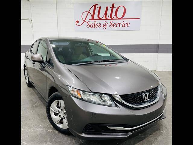 2013 Honda Civic for sale at Auto Sales & Service Wholesale in Indianapolis IN