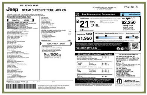 2021 Jeep Grand Cherokee Trailhawk