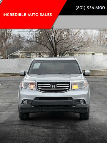 2013 Honda Pilot for sale at INCREDIBLE AUTO SALES in Bountiful UT