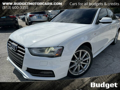 2014 Audi A4 for sale at Budget Motorcars in Tampa FL