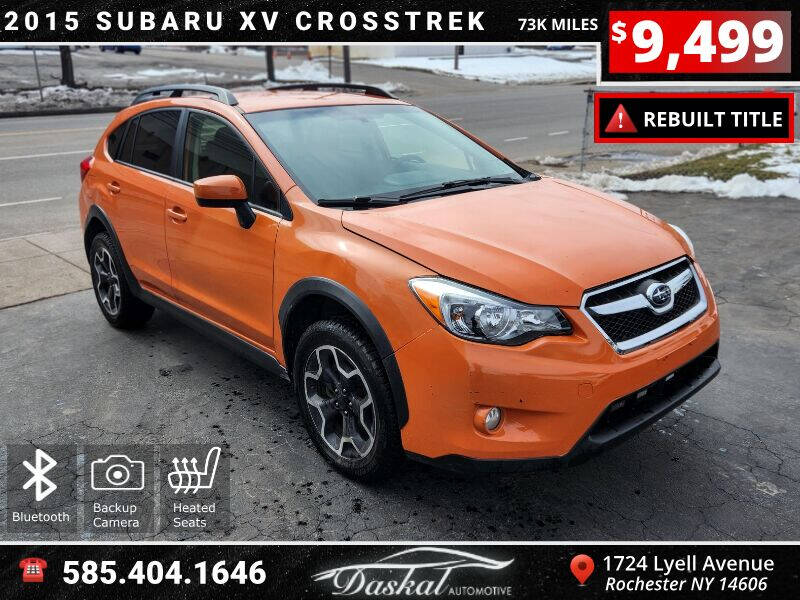 2015 Subaru XV Crosstrek for sale at Daskal Auto LLC in Rochester NY