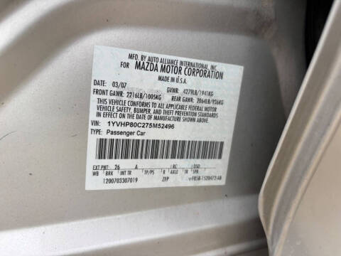 2007 Mazda MAZDA6 i Sport