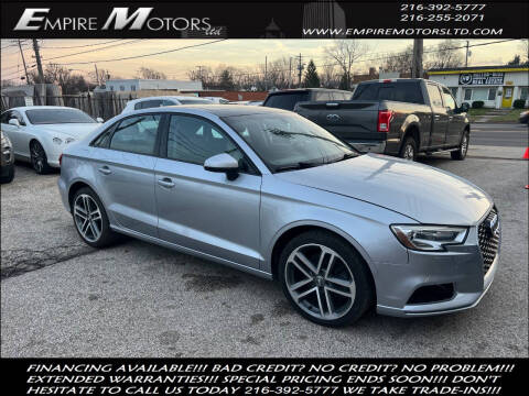 2017 Audi A3 for sale at Empire Motors LTD in Cleveland OH