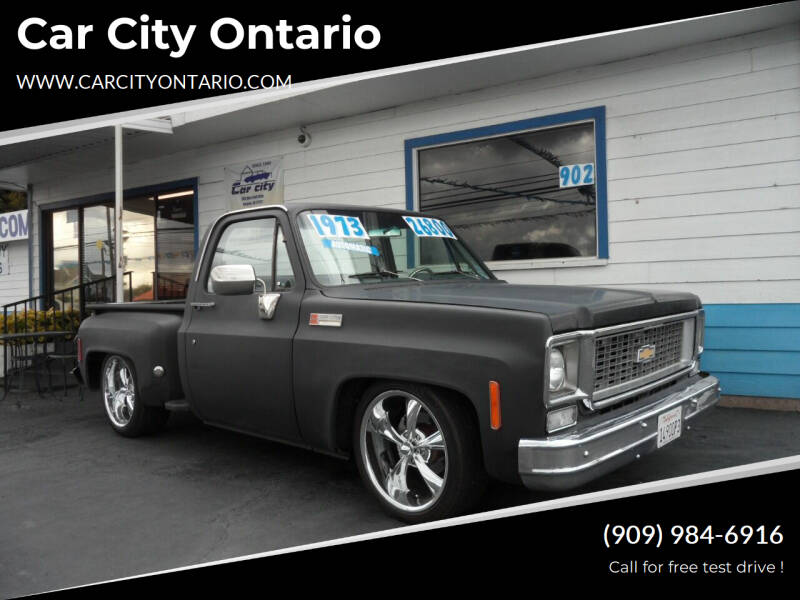 1973 GMC C15 stepside for sale at Car City Ontario in Ontario CA