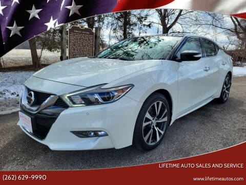 2017 Nissan Maxima for sale at Lifetime Auto Sales and Service in West Bend WI