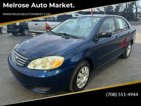 2003 Toyota Corolla for sale at Melrose Auto Market. in Melrose Park IL