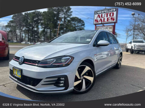 2018 Volkswagen Golf GTI for sale at Carafello's Auto Sales in Norfolk VA