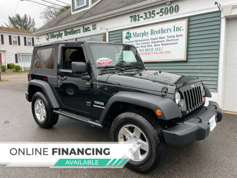 2012 Jeep Wrangler for sale at MURPHY BROTHERS INC in North Weymouth MA