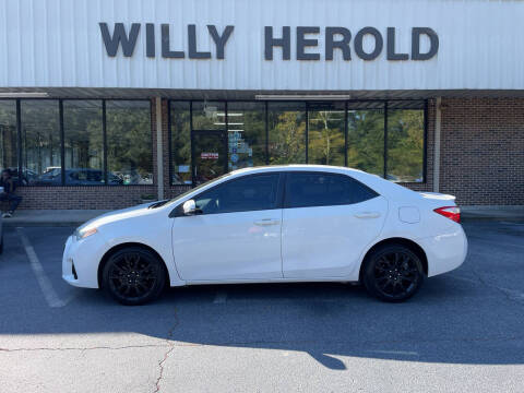 2016 Toyota Corolla for sale at Willy Herold Automotive in Columbus GA