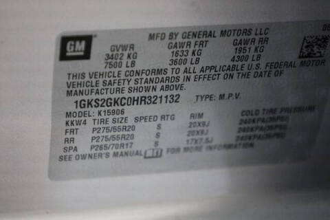 2017 GMC Yukon XL SLT