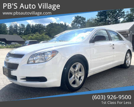 2012 Chevrolet Malibu for sale at PB'S Auto Village in Hampton Falls NH