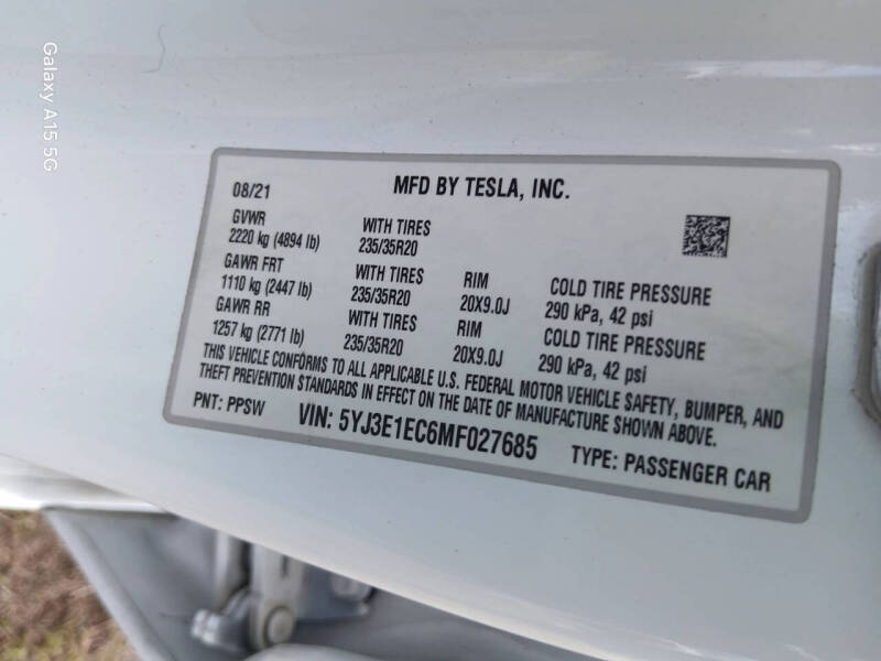 2021 Tesla Model 3 Performance
