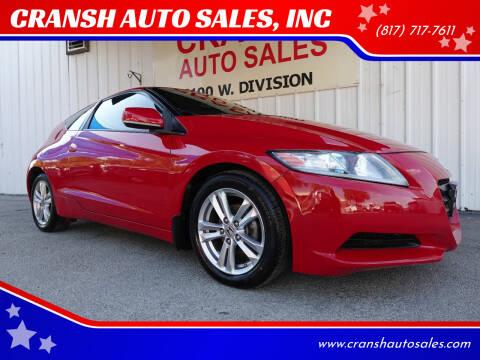 2011 Honda CR-Z for sale at CRANSH AUTO SALES, INC in Arlington TX