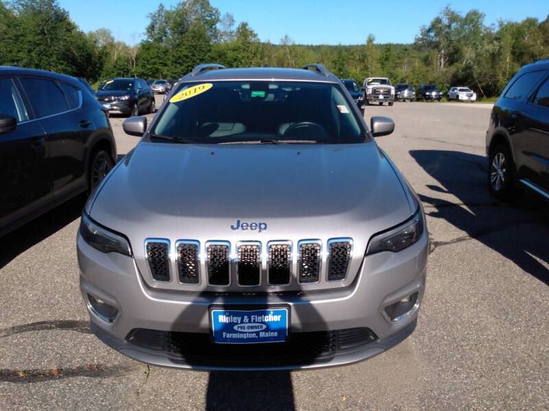 2019 Jeep Cherokee for sale at Ripley & Fletcher Pre-Owned Sales & Service in Farmington ME