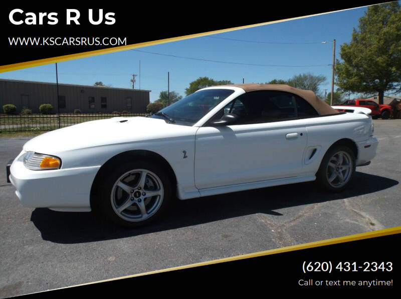 1998 Ford Mustang SVT Cobra for sale at Cars R Us in Chanute KS